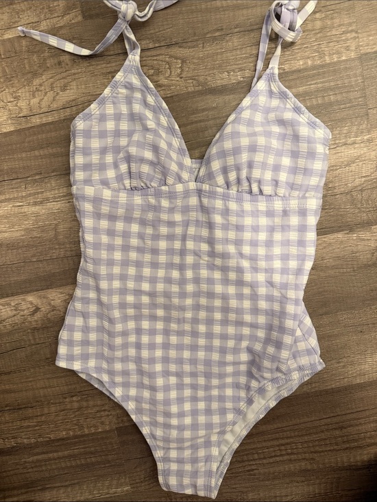 Kona Sol Other - Kona Sol XS One-Piece Swimsuit in Lavender and White